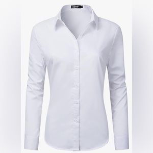 White Button-down Blouse